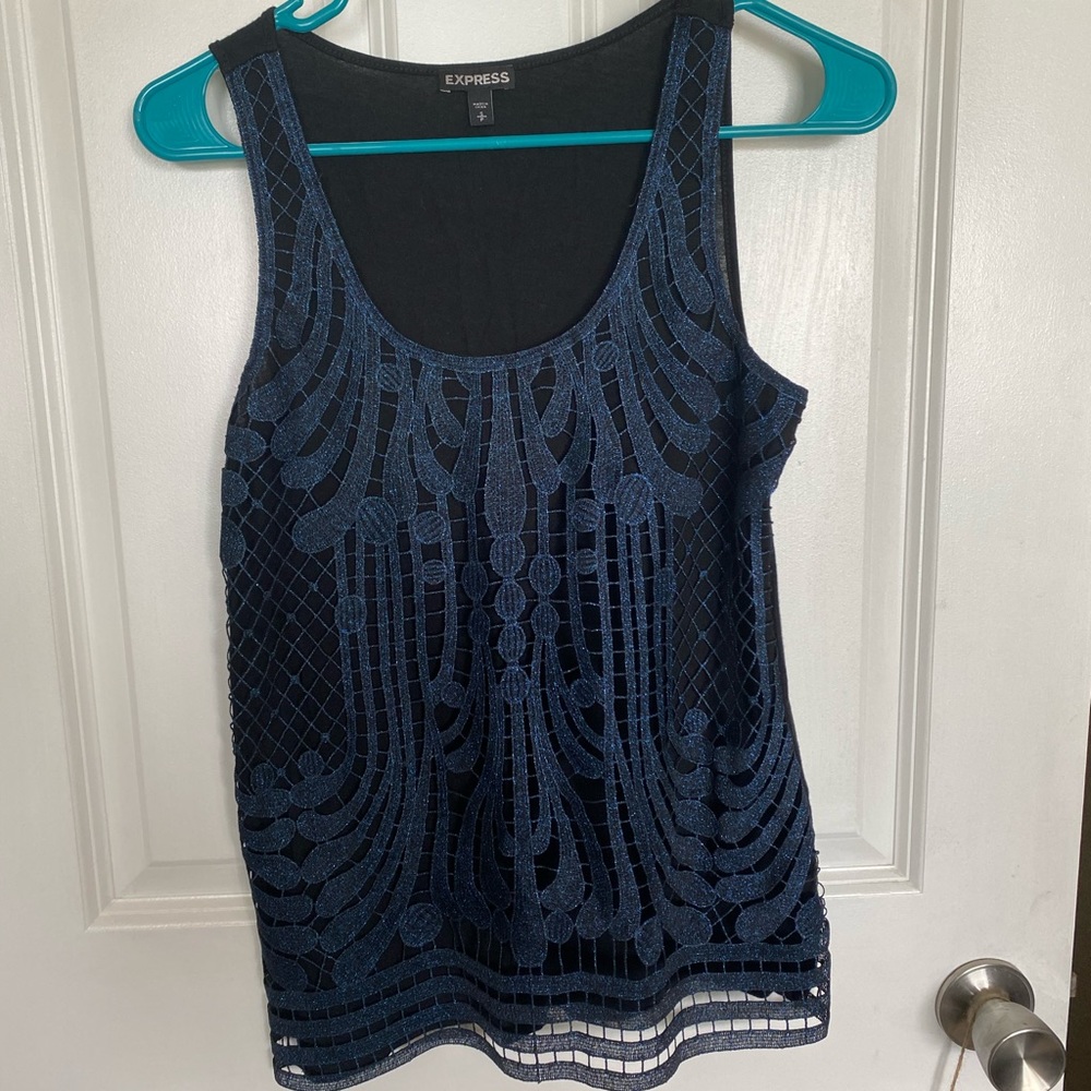 Black & blue express shirt